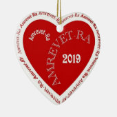 The Atlantis Grail Holiday 2019 Heart Ornament - 2 (Rechts)