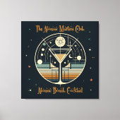 The Atomic Martini Club Atomic Bomb Cocktail Canvas Afdruk (Voorkant)