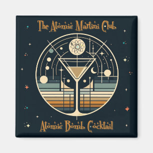 The Atomic Martini Club Atoombom Cocktail Magneet