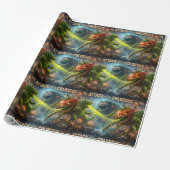 The attack of the Colossus mutant veggie 40 mat wr Cadeaupapier (Uitgerold)