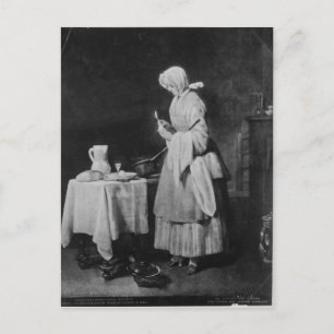 The Attentive Nurse, c.1738 Briefkaart