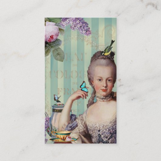 Thé au Petit Trianon Contactkaartje (Voorkant)