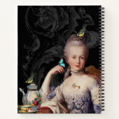 Thé au Petit Trianon French noir    Personalized N Notitieboek (Achterkant)