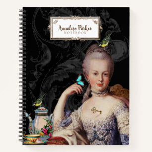Thé au Petit Trianon French noir    Personalized  Notitieboek