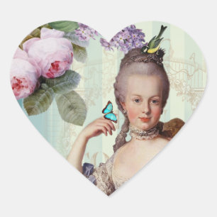 Thé au Petit Trianon Hart Sticker