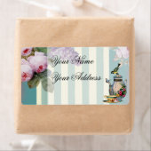 Thé au Petit Trianon met theepot en beker Etiket (Insitu)