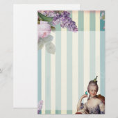 Thé au Petit Trianon persoonlijk Briefpapier (Voorkant / Achterkant)