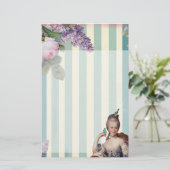 Thé au Petit Trianon persoonlijk Briefpapier (Staand voorkant)