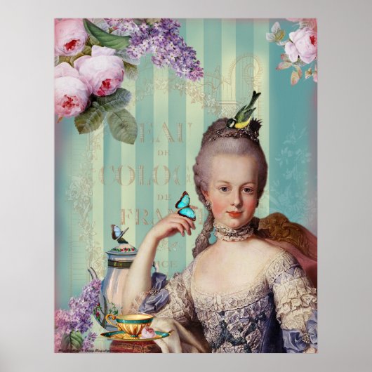 Thé au Petit Trianon Poster (Voorkant)