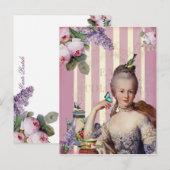 Thé au Petit Trianon - roos Briefkaart (Voorkant / Achterkant)