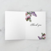 Thé au Petit Trianon - roos Dank u Bedankkaart (Binnen)