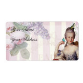 Thé au Petit Trianon - roos Etiket (Voorkant)