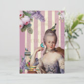 Thé au Petit Trianon - roos Kaart (Staand voorkant)