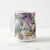 Thé au Petit Trianon - roos Koffiemok (Voorkant links)