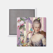 Thé au Petit Trianon - roos Magneet (Voorkant / Achterkant)