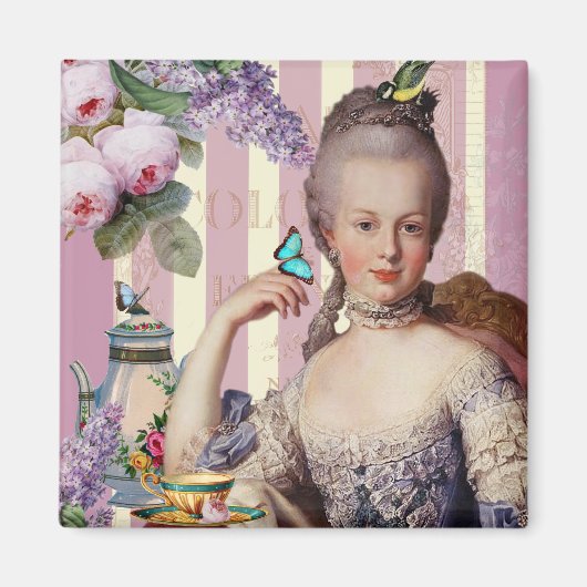 Thé au Petit Trianon - roos Magneet (Voorkant)