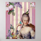 Thé au Petit Trianon - roos Poster (Voorkant)