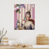 Thé au Petit Trianon - roos Poster (Keuken)