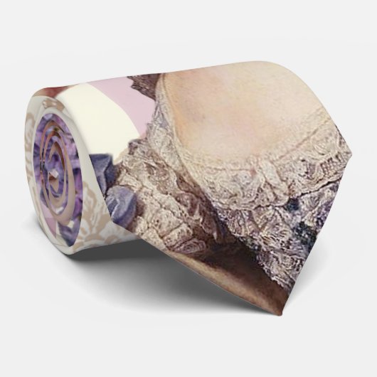 Thé au Petit Trianon - roos Stropdas (Opgerold)