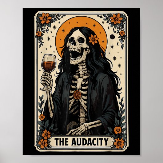 The Audacity Tarot Card  Poster (Voorkant)