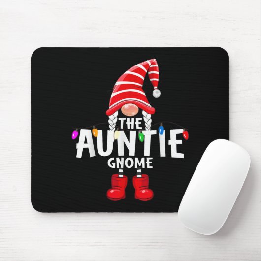 The Auntie Gnome Christmas Matching Pajama Muismat (Met muis)