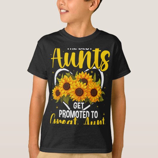 The Aunts Get Promoted To Great Aunt New Great Aun T-shirt (Voorkant)