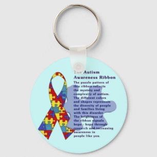 "The Autism Awareness Ribbon" Sleutelhanger