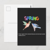 The Awakening: A Visual Tribute to Spring Briefkaart (Voorkant / Achterkant)