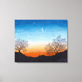 The Awakening Dawn: Canvas Afdrukken Uncropped