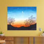 The Awakening Dawn: Canvas Afdrukken Uncropped (Insitu (Woonkamer))