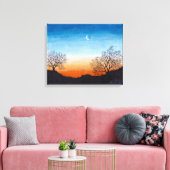 The Awakening Dawn: Canvas Standaard Afmetingen (Insitu (Woonkamer))