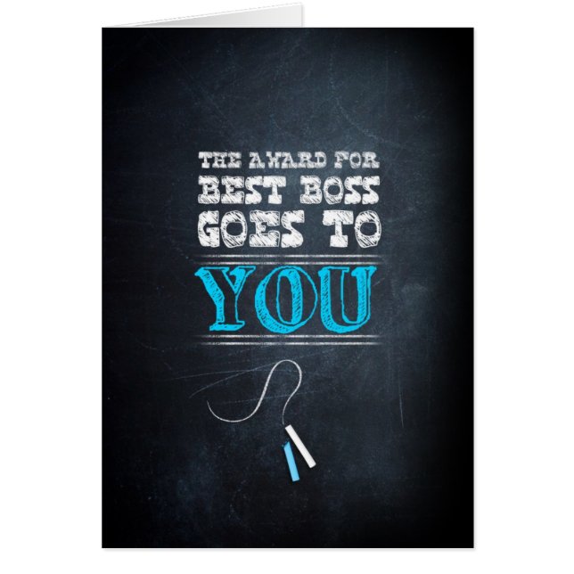 The award for best boss goes to you! (Voorkant)
