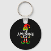 The Awesome Elf Christmas Family Matching Pajama  Sleutelhanger (Voorkant)