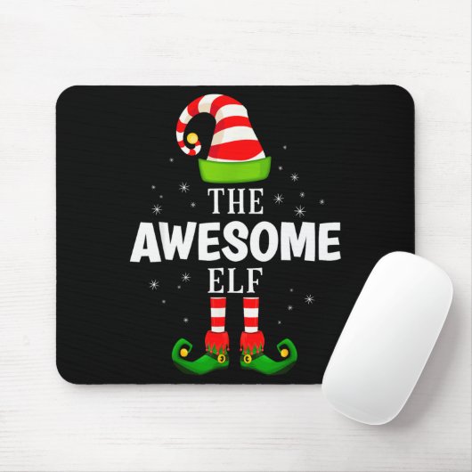 The Awesome Elf Christmas Pjs Matching Pajama  Muismat (Met muis)