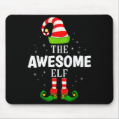 The Awesome Elf Christmas Pjs Matching Pajama  Muismat (Voorkant)
