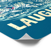 The B Are Laughing Funny Fishing Design Poster (Hoek)