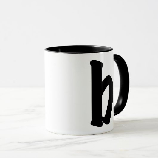 The "B" Mug Mok (Voorkant rechts)