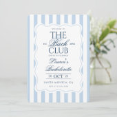 The Bach Club Bachelorette Kaart (Staand voorkant)