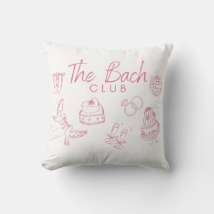 The Bach Club – Ontwerp vrijgezellenfeest Kussen