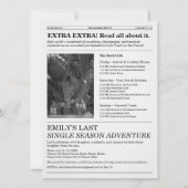 The Bachelorette Newspaper Last Toast On The Coast Kaart (Achterkant)