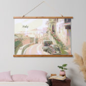 The Back Streets of Italy Travel Style Hangend Wandkleed (Slaapkamer)