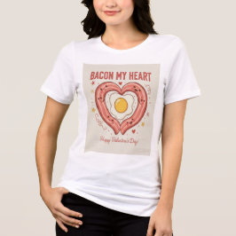 The "Bacon My Heart" Ultimate Tee Tri-Blend Shirt