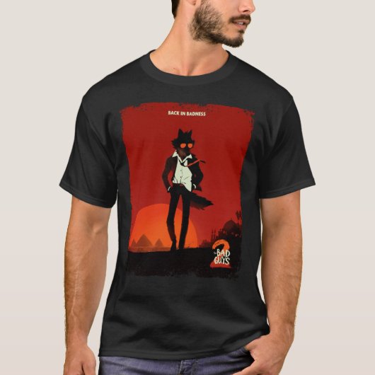 The Bad Guys 2 Animation Movie retro T-shirt (Voorkant)