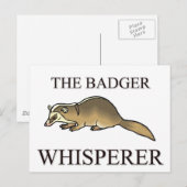 The Badger Whisperer Briefkaart (Voorkant / Achterkant)