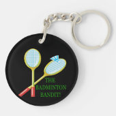 The Badminton Bandit Sleutelhanger (Achterkant)