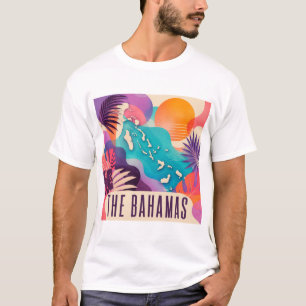 The Bahamas Hedendaagse Collage T-Shirt