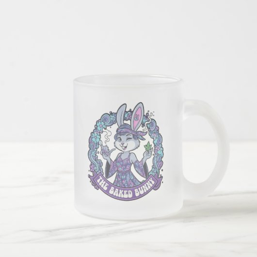 The Baked Bunny Matglas Koffiemok (Rechts)