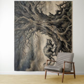 The Bakeneko Under Gnarled Branches Wandkleed (In situ)