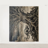 The Bakeneko Under Gnarled Branches Wandkleed (Voorkant)