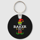 The Baker Elf Christmas Family Matching Pajama Sleutelhanger (Voorkant)